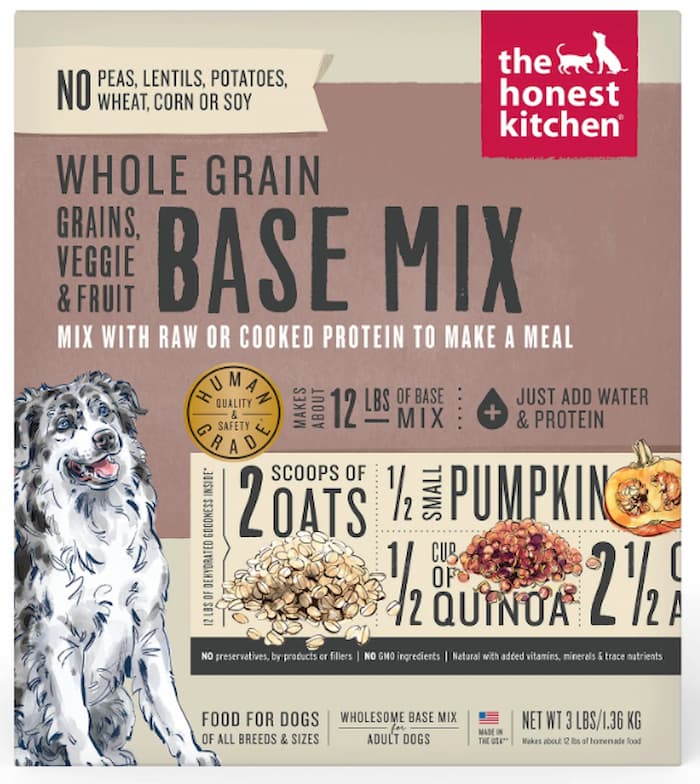 Honest Kitchen dehydrated base mix for dogs